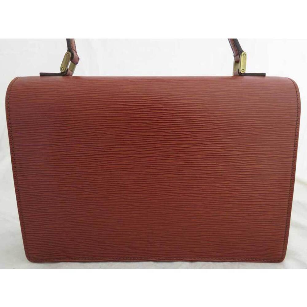 Louis Vuitton brown Epi handbag leather Concorde